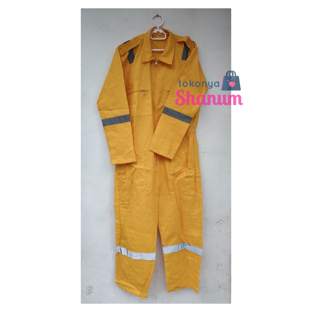 Katelpak/wearpack coverall/seragam bengkel/safety werpak safety katelpak proyek coverall scotlight