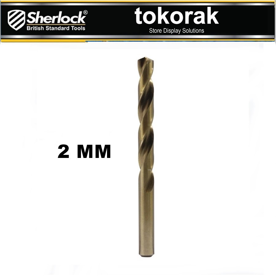 MATA BOR BESI SHERLOCK HSSCO 2 MM - BISA UNTUK STAINLESS STEEL