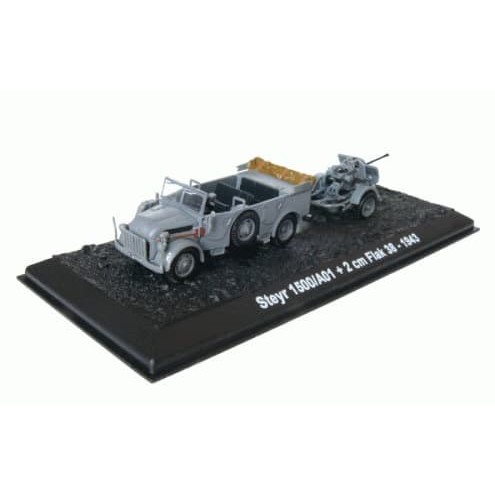 Miniatur Tank - Diecast Kapal Perang - Diecast Mobil Perang Amercom 1/72 Military Vehicle - Steyr