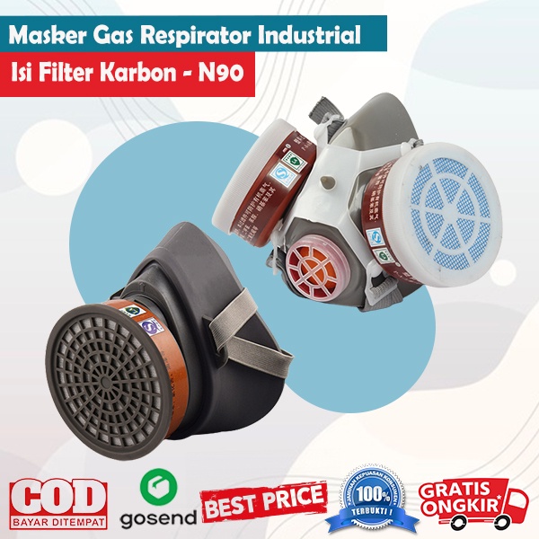 Masker Gas Respirator Karbon Proteksi N90 Industrial Masker