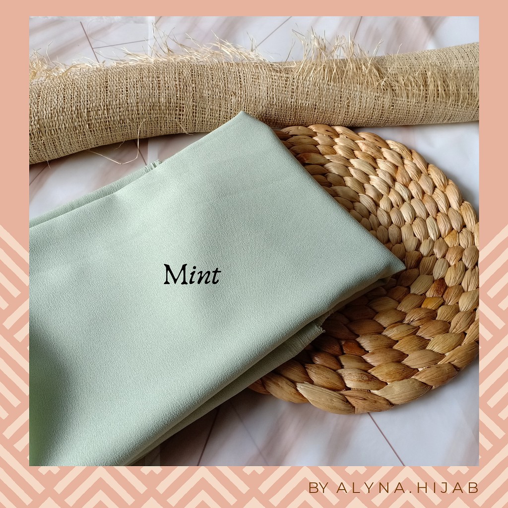 Khimar Diamond Ped /hijab syar'i / terbaru / bergo-Mint