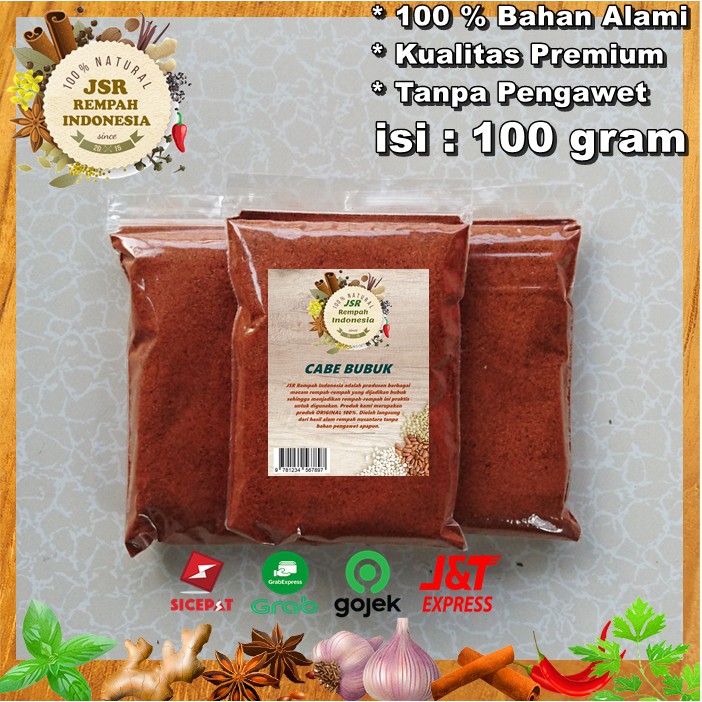 

CABE BUBUK ASLI ISI 100 GRAM BUMBU DAPUR JSR REMPAH KUALITAS PREMIUM