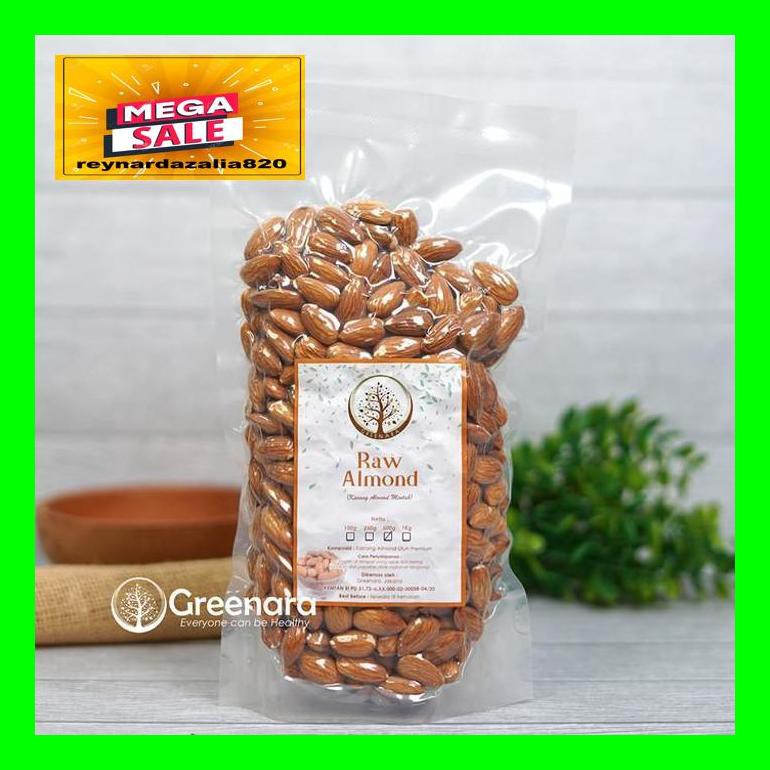 

Chrnar Kacang Almond Mentah Kupas 500Gr / Raw Whole Almond Chch50D