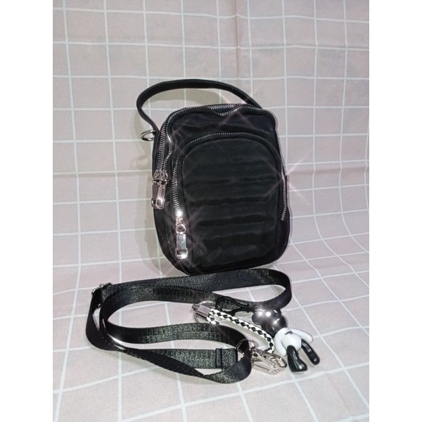 Tas Selempang Mini Cibao Hitam