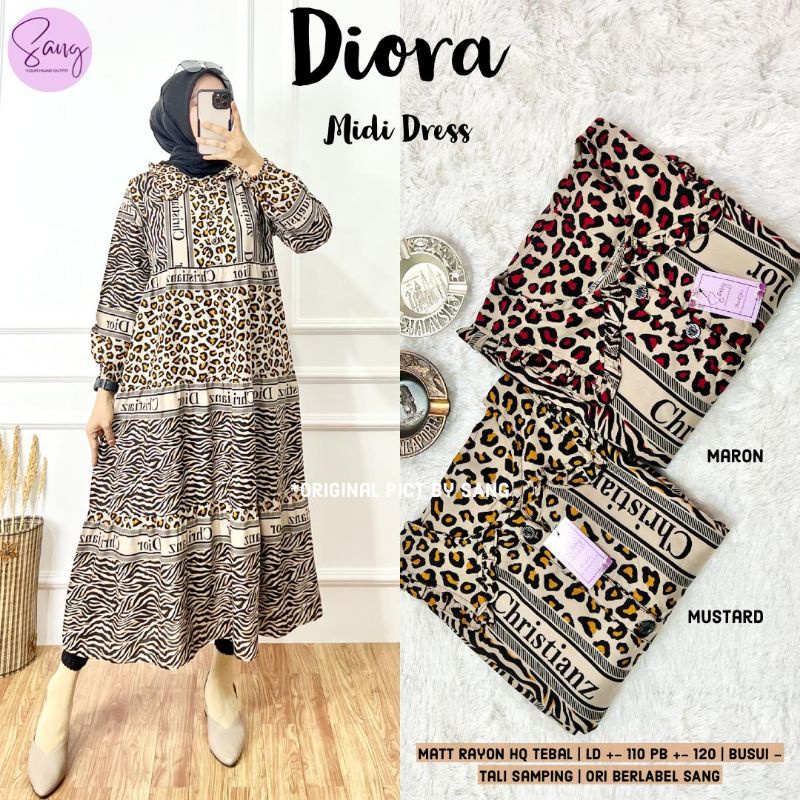 DIORA MIDI DRESS ORI SANG