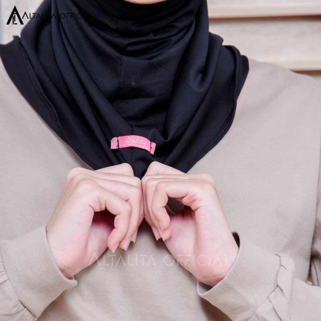 Altalita - Hijab Sporty Nadira Bergo Sport Instan Jersey Spandek Premium pet Antem Olahraga Volly Senam High Quality