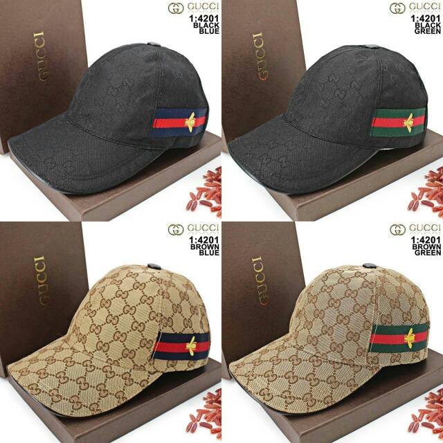 Topi cowok Gucci 4201