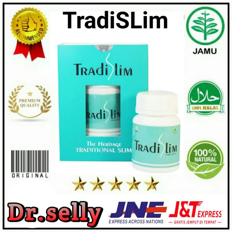 Tradislim - Tradislim asli original 100% Obat Pelangsing Badan diet herbal Alami