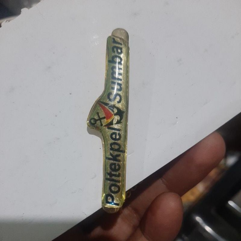 pin jepit dasi poltekpel sumbar sumatra barat