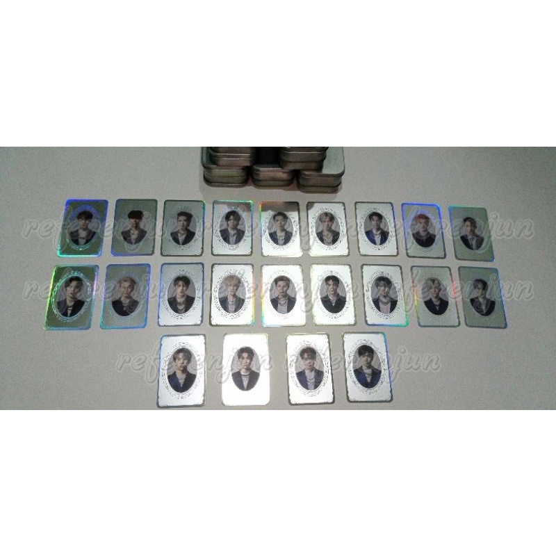 [READY CEK VARIASI] Lenticular & syb fanmade sticker game matching card nct