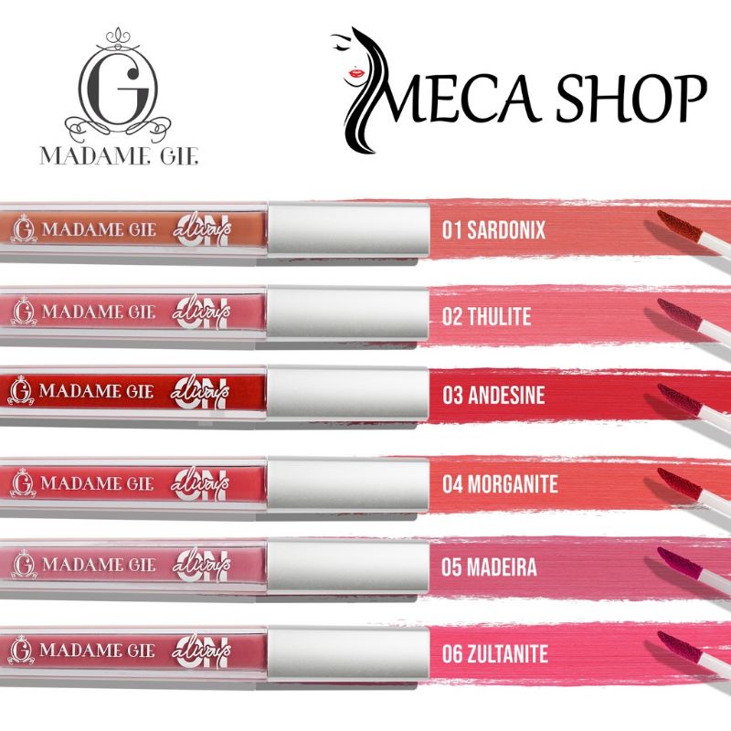 Madame Gie Alwayas On Lip Cream - MakeUp Lip Cream Lipstik