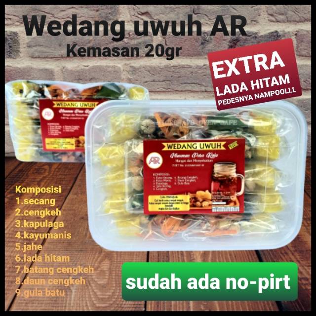 Wedang uwuh ar kemasan 20gr