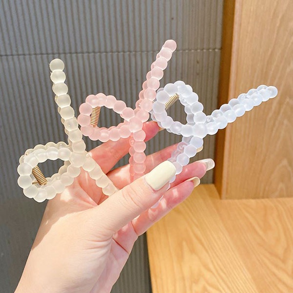 jepit rambut bead candy color hairclip jje072(1E4)
