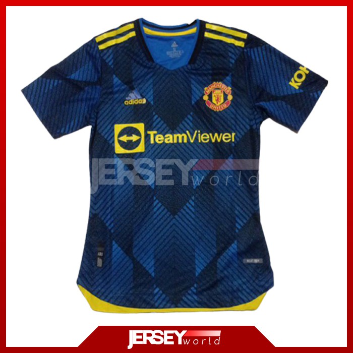 Jersey MU Third 3rd Climachill Player Issue 2021-2022 PREMIUM GRADE ORI - Ada Big Size XXL 2XL XXXL 
