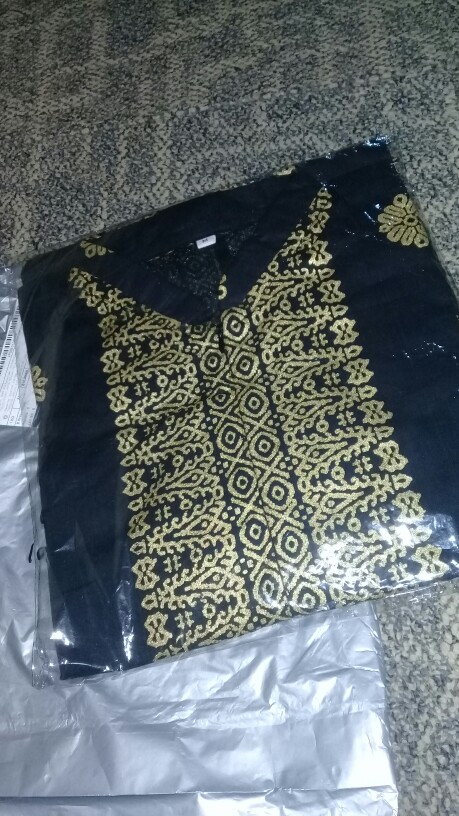 Tunik Batik Hitam Manis