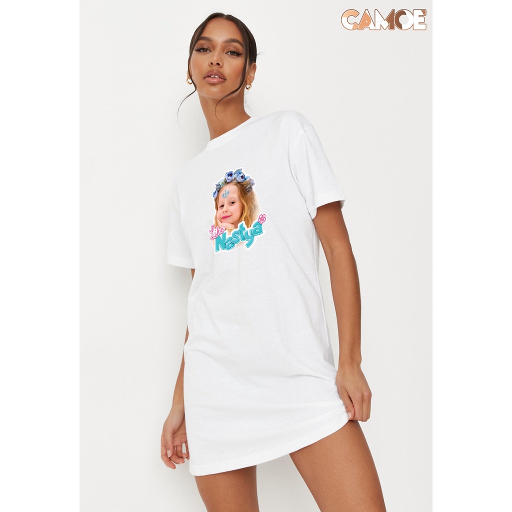 Tshirt Dress kaos Youtuber Like Nastya