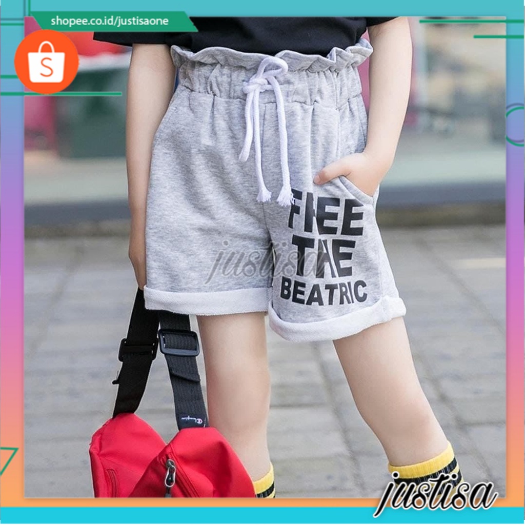 Promo !! Celana pendek anak perempuan / Celana free the beatric ukuran 3-6 tahun