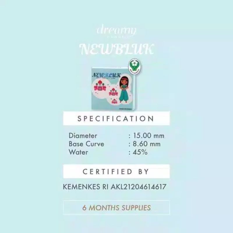 softlens NEWBLUK kontak lens