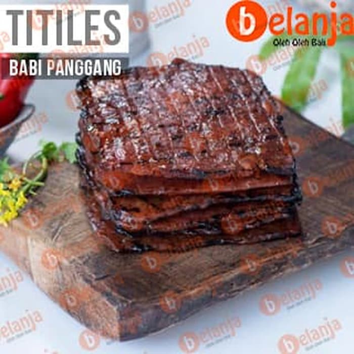 

Dendeng Babi Panggang TITILES 250 gr Oleh Oleh Khas Bali