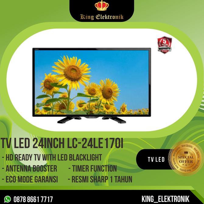 Ready&Siapkirim Sharp Lc-24Le170I Tv Led 24 Inch