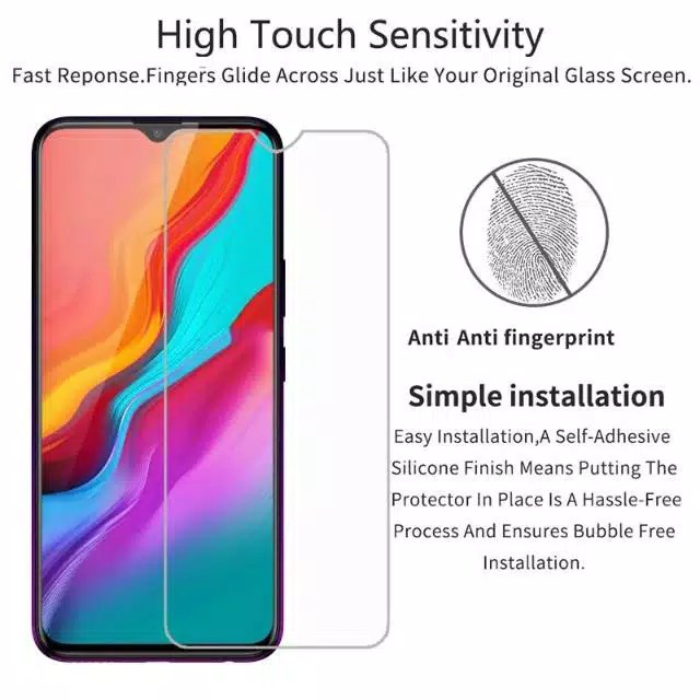 Tempered Glass Infinix Smart 4 Smart 5 Smart 6 HD Hot 9 9 Play 10 11 Play 10 Lite Screenguard Antigores Kaca