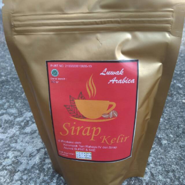 

Kopi luwak Arabika Sirap Gunung Kelir