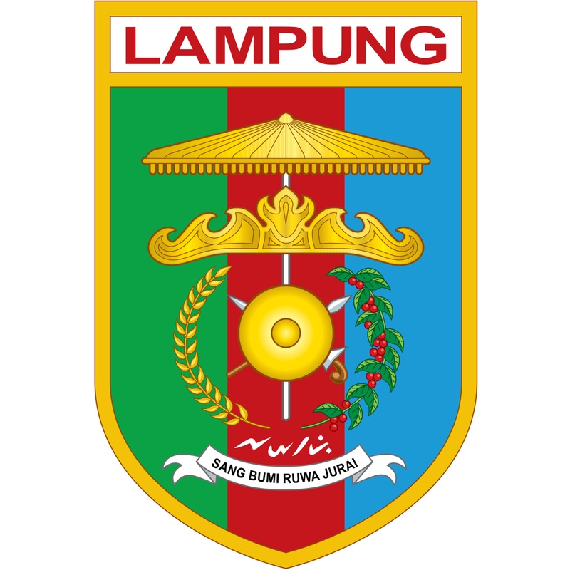 Emblem Bordir logo Lampung