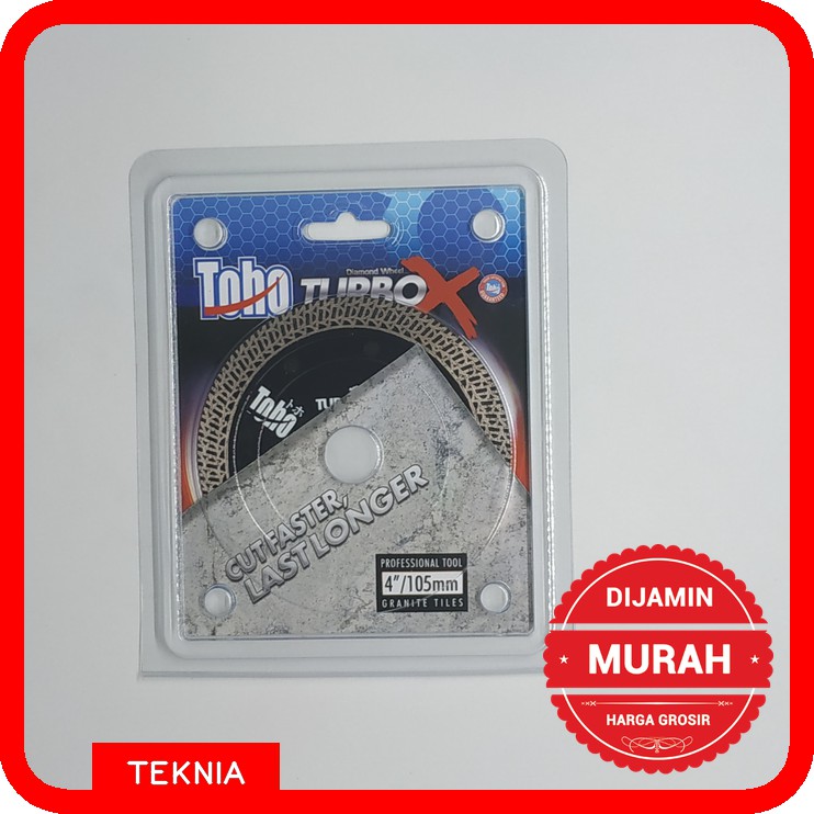 Mata Pisau Potong Keramik Granite / Diamond Wheel Granite Toho Turbo X 4 Inch/105mm