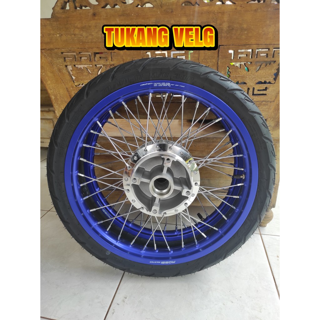 Sepaket velg jari jari cb150r old lama full set plus ban