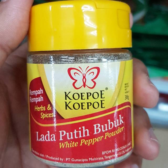 

Koepoe Koepoe Lada Putih Bubuk (White Pepper Powder) 38gr