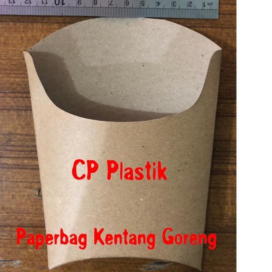 

P6F Paperbag Kentang Goreng Kraft (isi +/- 25 pcs) !