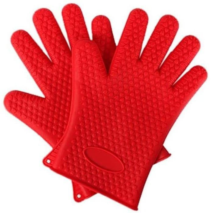 Sarung Tangan BAKING Silikon Silicone Gloves Tebel Tahan Panas Oven