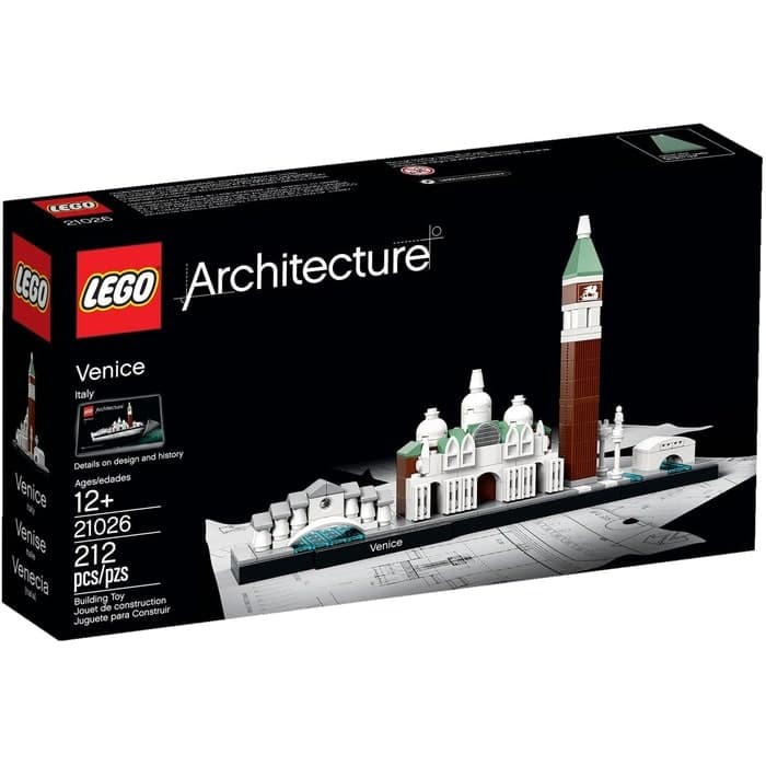 LEGO Architecture # 21026 Venice Italy Skyline Collection for Display