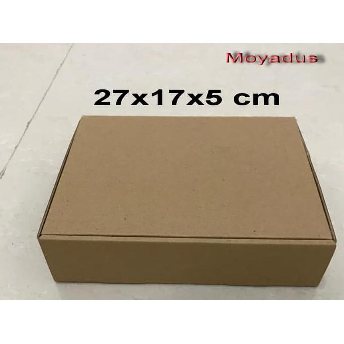 

Kardus/Karton/ Box Uk.27X17X5 Cm, Die Cut ,Seperti Kardus Pizza, St