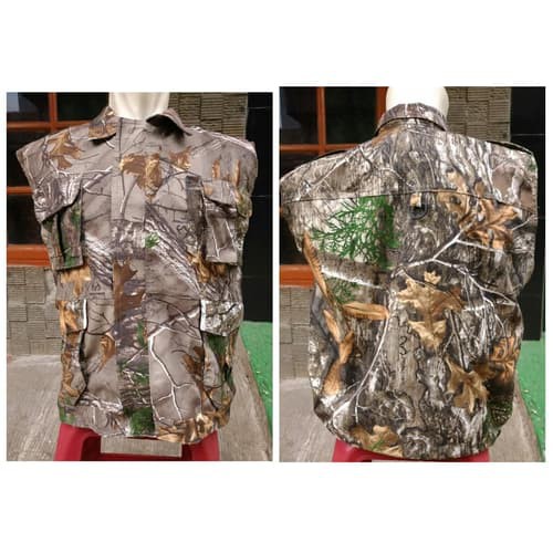 Rompi Vest Camo Realtree Xtra Realtree Edge Hunting Perbakin Airsoft