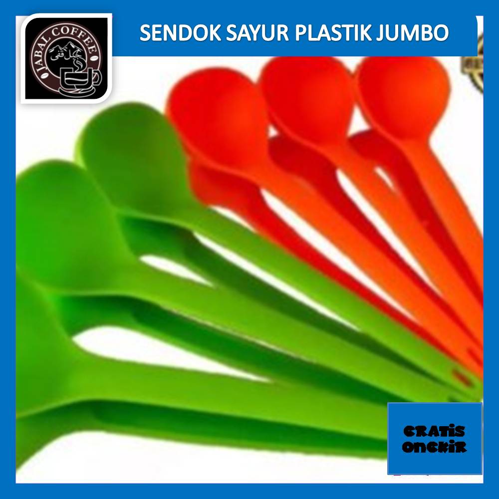 Sendok Sayur Plastik Besar / Sendok Centong Sayur / Centong Sup Plastik 032