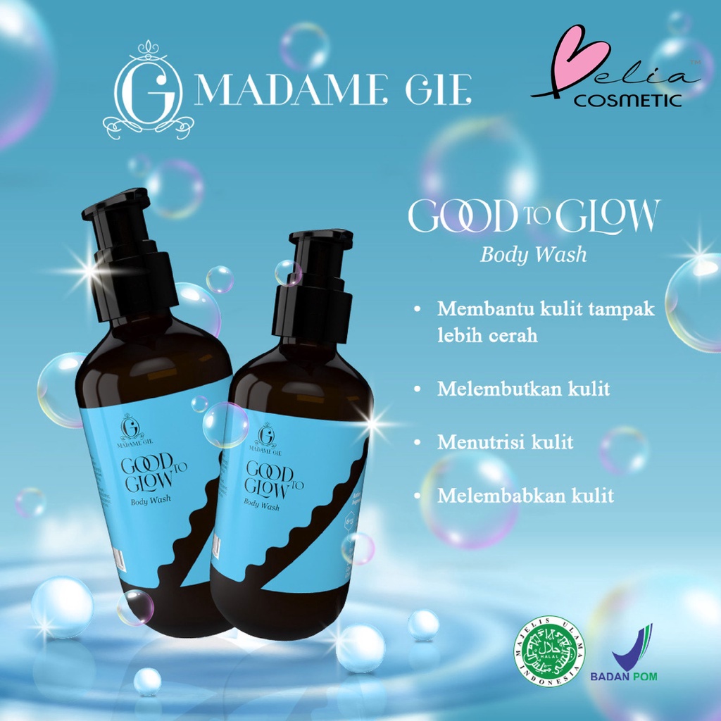 ❤ BELIA ❤ Madame Gie Good To Glow Shower Scrub | Body Wash | Lotion