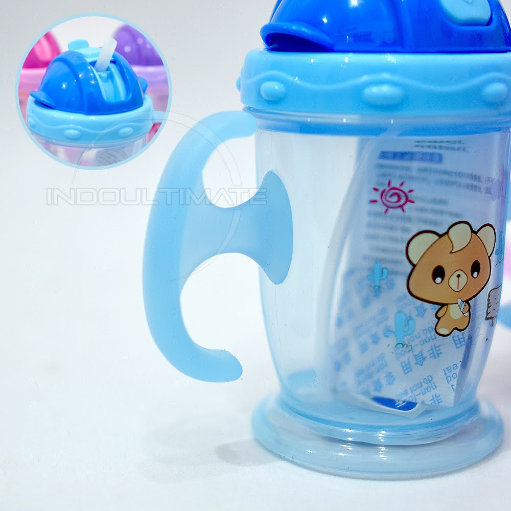 Dot Baby Training Cup Bottle 250ml Botol Minum Anak Bayi Balita Botol Minum Anak BTL-251