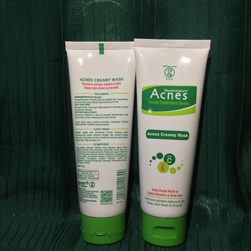 ACNES CREAMY WASH VIT C, VIT E 100 gr