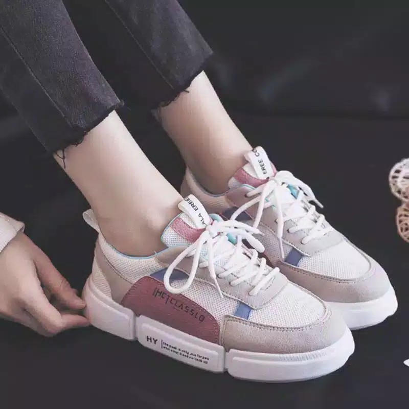 SNEAKERS CEWEK KOREA CLASSIO [JUMBER] NS 17