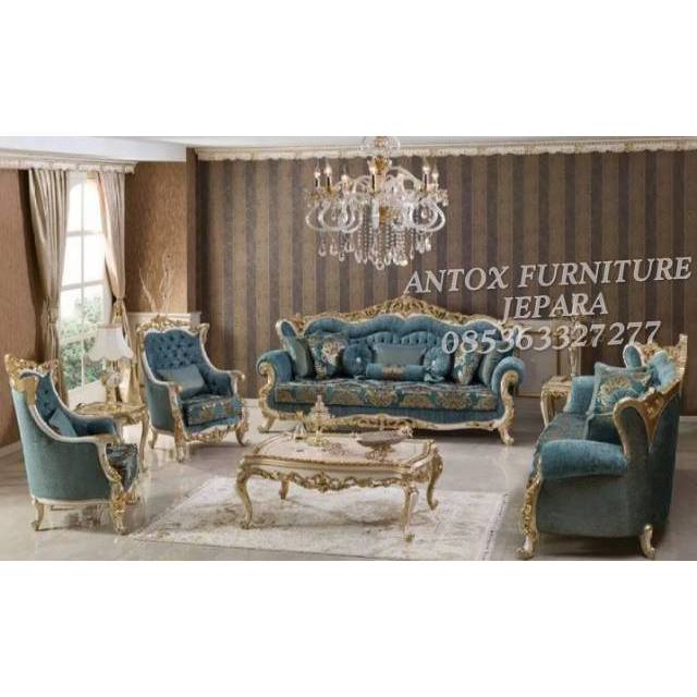 Kursi tamu klasik mewah romawi ukiran, kursi tamu mewah ukiran mewah