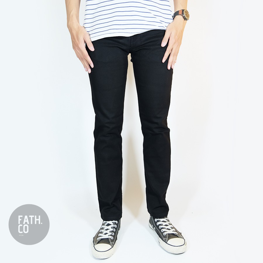 CELANA DENIM PANJANG SLIMFIT HITAM