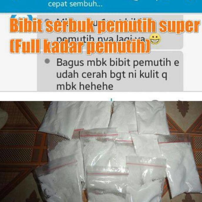 PROMO MURAH Stok Terbatas BIBIT SERBUK PEMUTIH 1KG| SERBUK BIBIT PEMUTIH + ARBUTIN | KILOAN ERE56