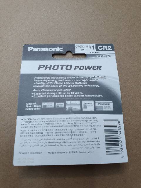 Baterai CR 2 Panasonic Lithium 3V Original