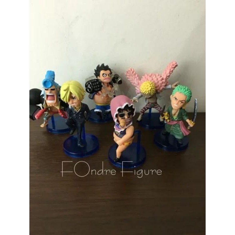 WCF FIGHT ONE PIECE LUFFY GEAR FOUR ZORO SANJI WORLD COLLECTABLE FIGURE KWS
