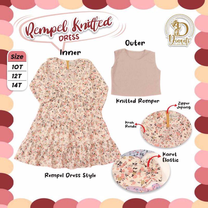 ‼️ READY ‼️10-14t DINANTI OUTFIT BAJU LEBARAN ANAK