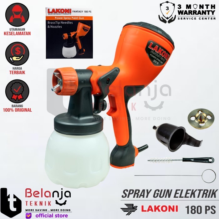 Lakoni Spray Gun Elektrik Listrik Fantasy 180 PS 180PS Spraygun 300 W