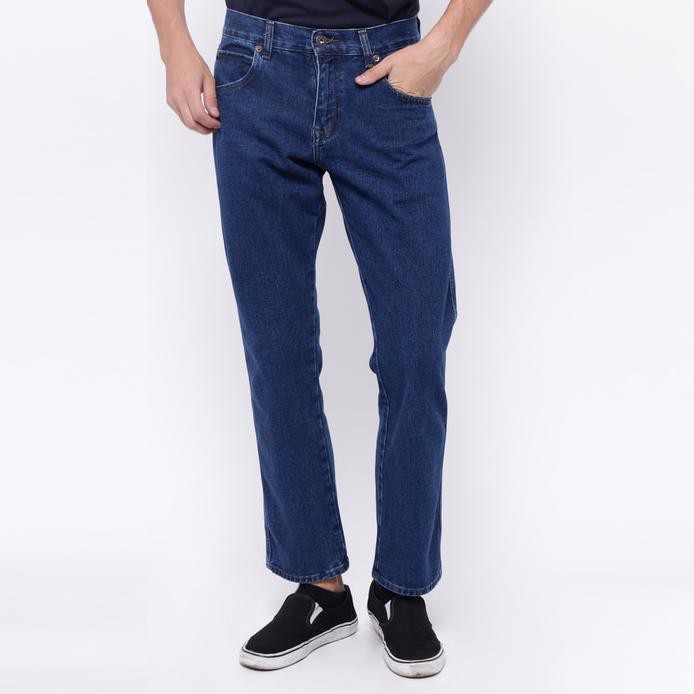 Edwin Celana Jeans Reguler Fit Pria Panjang Blue Vegas 03 - Biru, 29 Best Quality