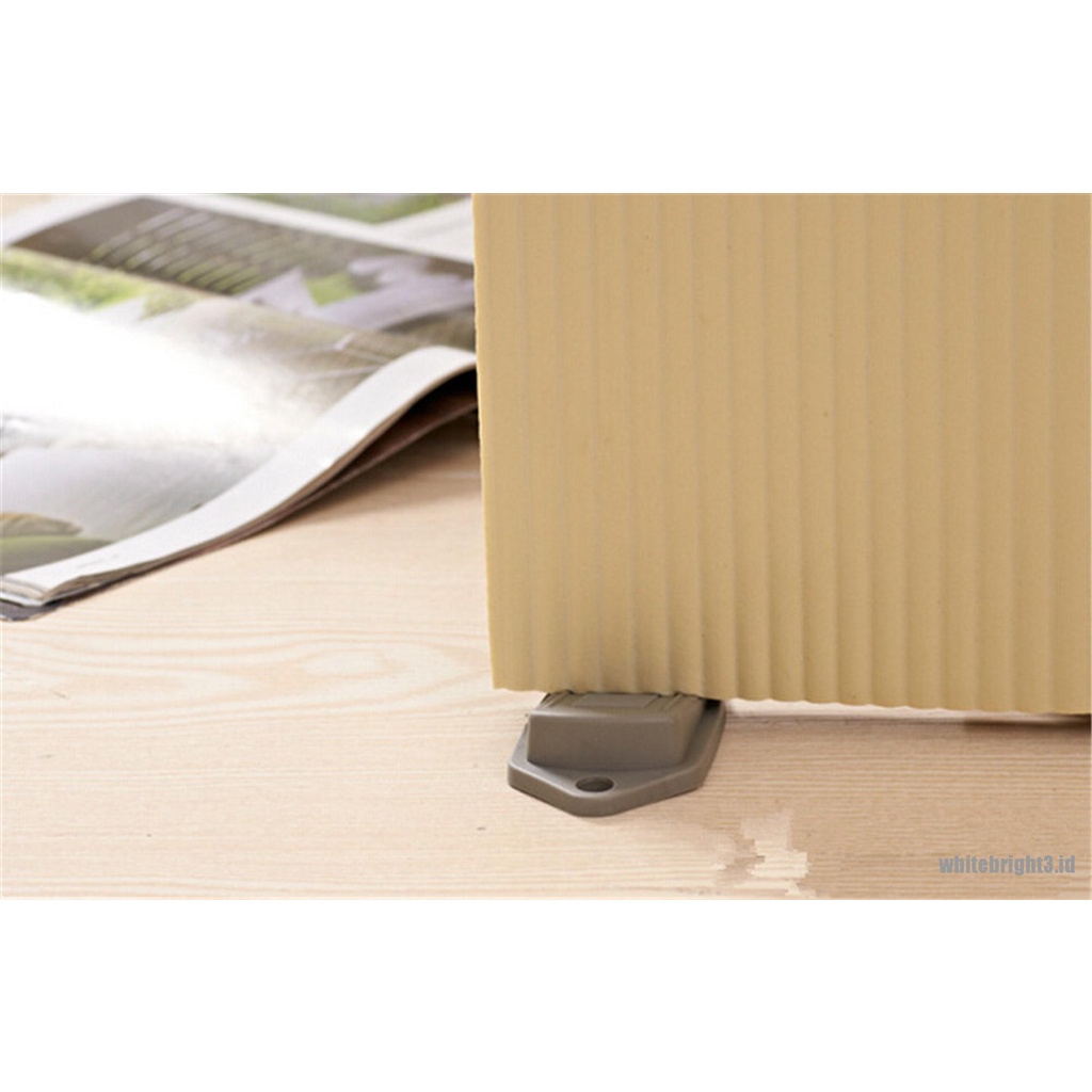 ❤White3 Warna Putih❤ Stopper Pintu Bahan Karet Untuk Mencegah Terjepit