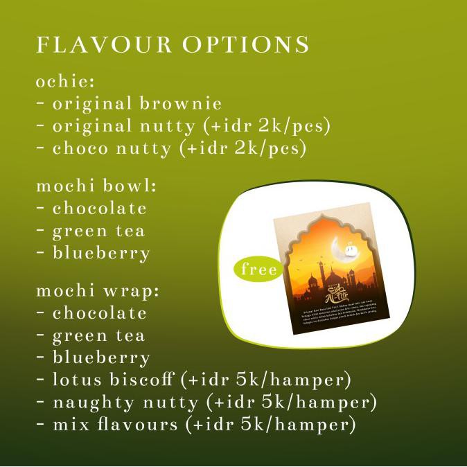 

Najma Lebaran Hamper / Parsel Ramadan / Bingkisan Idul Fitri By Mienu - Og Brownie, Mochi Chocolate